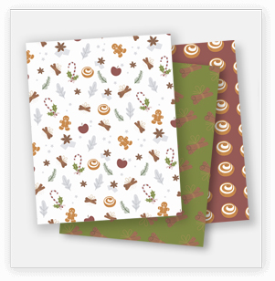 Cinnamon Scented Wrapping Paper